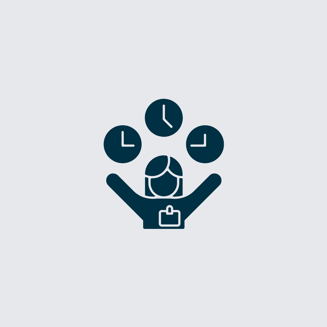 Woman with three watches over head (flexibility)