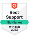 Badge_G2_BestSupport_Mid-Market_Winter2023