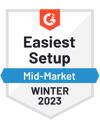 Badge_G2_EasiestSetup_Mid-Market_Winter2023