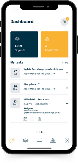 Feature Aufgabenverwaltung